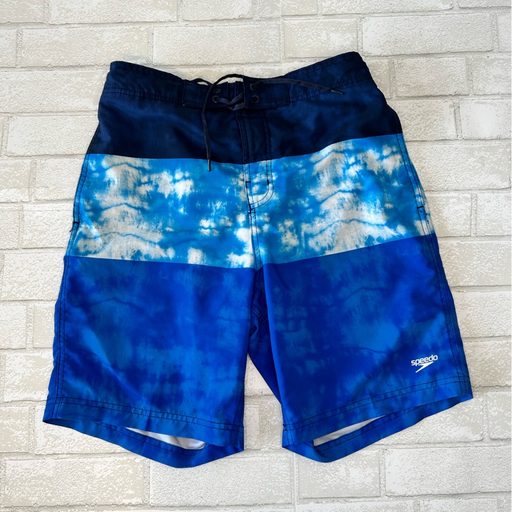 Speedo Men’s Swim Shorts Blue Medium pool